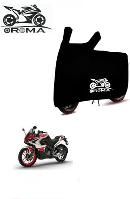 Oroma Waterproof Two Wheeler Cover for Bajaj(Pulsar RS200 BS6, Black)