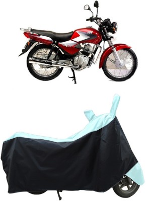 Coxtor Waterproof Two Wheeler Cover for TVS(Star, White)