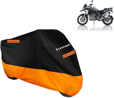Horseyaart Waterproof Two Wheeler Cover for BMW(1200 GS, Orange)