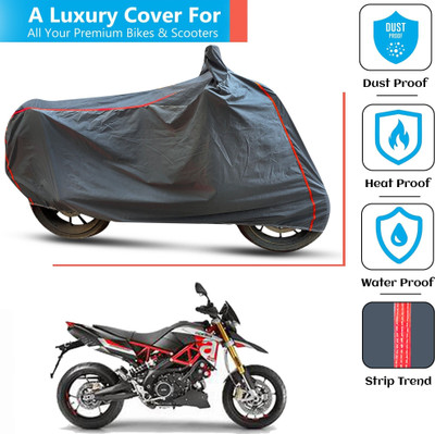 FAMEXON Waterproof Two Wheeler Cover for Aprilia(Dorsoduro 900, Grey)