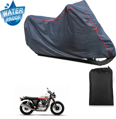 PAGORA Waterproof Two Wheeler Cover for Royal Enfield(Interceptor 650, Grey)