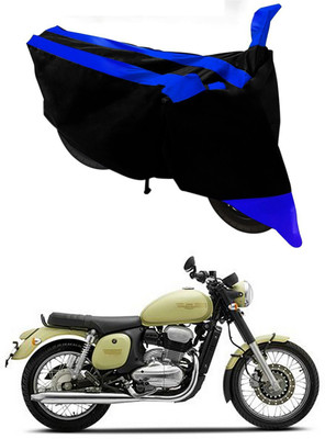 MMSSTAR Waterproof Two Wheeler Cover for JAWA(42, Blue, Black)
