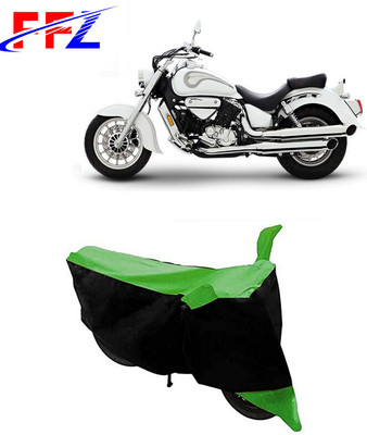 FFZ Two Wheeler Cover for Hyosung(ST7, Black, Green)