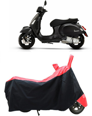 Coxtor Waterproof Two Wheeler Cover for Vespa(Notte 125 BS6, Red)