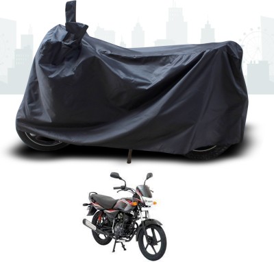 DeepShakshi AUTOMOTIVE Two Wheeler Cover for Bajaj(Platina 125, Black)