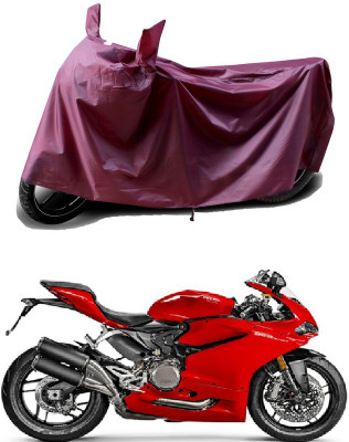 APNEK Waterproof Two Wheeler Cover for Ducati(Panigale, Maroon)