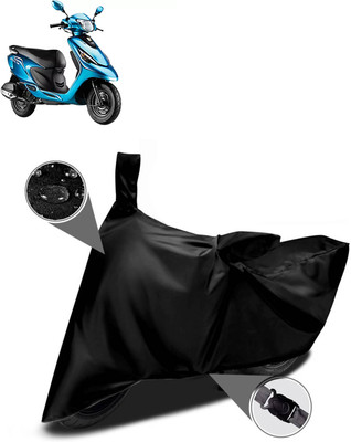 PAGORA Waterproof Two Wheeler Cover for TVS(Scooty Zest, Black)