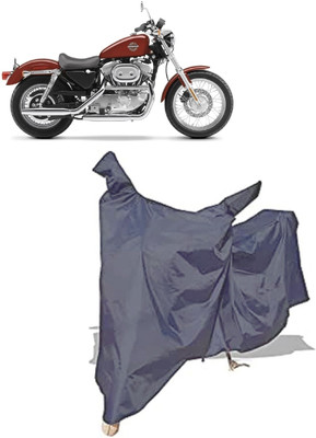 Amexride Two Wheeler Cover for Harley Davidson(XL 883, Grey)