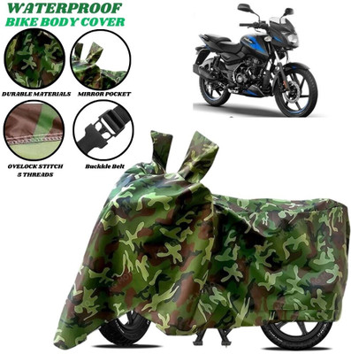 SRP PRODUCT Waterproof Two Wheeler Cover for Bajaj(Pulsar 150, Green)