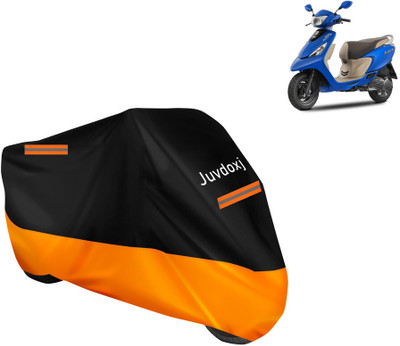 Juvdoxj Waterproof Two Wheeler Cover for TVS(Zest 110 BS6, Orange)