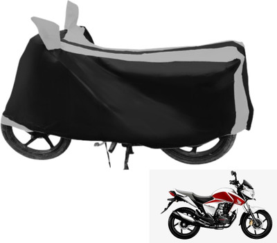 Euro Care Waterproof Two Wheeler Cover for Honda(Unicorn Dazzler, Silver)