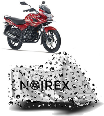 NOIREX Two Wheeler Cover for Bajaj(Discover 150 f, Silver)