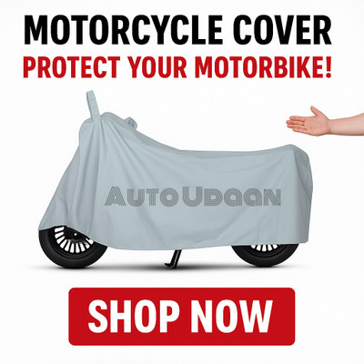 Auto Udaan Waterproof Two Wheeler Cover for Bajaj(Pulsar 135 LS DTS-i, Grey)
