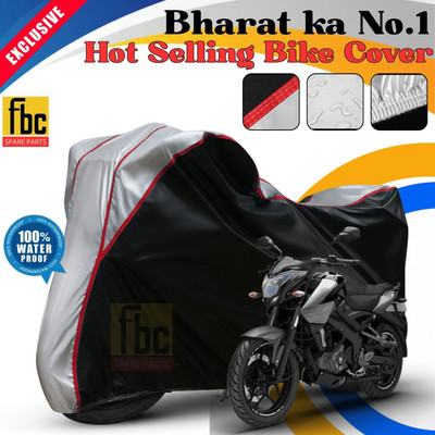 FBC Waterproof Two Wheeler Cover for Bajaj(Pulsar NS200 BS6, Silver, Multicolor)