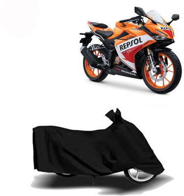 DeepShakshi AUTOMOTIVE Waterproof Two Wheeler Cover for Honda(CBR 150R, Black)