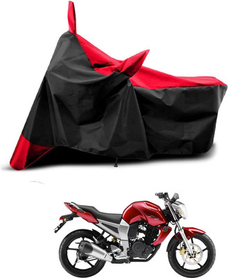 AASHTIK MART Two Wheeler Cover for Yamaha(Saluto, Red, Black)