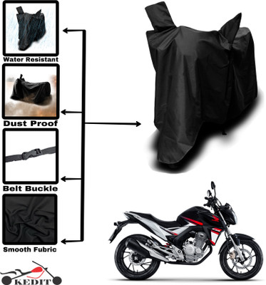AASHTIK MART Two Wheeler Cover for Honda(CB Twister, Black)