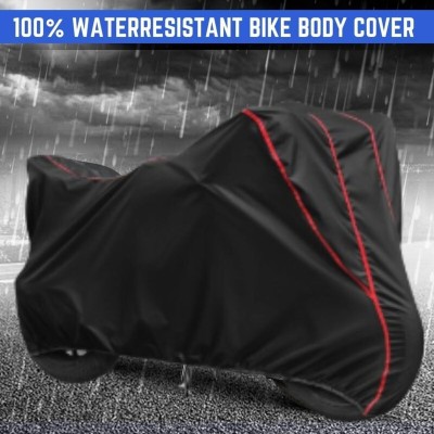 HYBRIDS COLLECTION Waterproof Two Wheeler Cover for TVS(Jupiter, Black, Red)