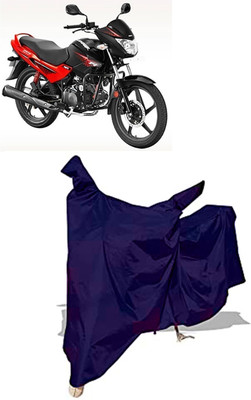 Amexride Two Wheeler Cover for Hero(Glamour Programmed FI BS6, Blue)