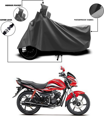 ANTHUB Waterproof Two Wheeler Cover for Hero(Passion Pro, Grey)