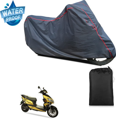 GOSHIV-car and bike accessories Waterproof Two Wheeler Cover for Okinawa(Grey)