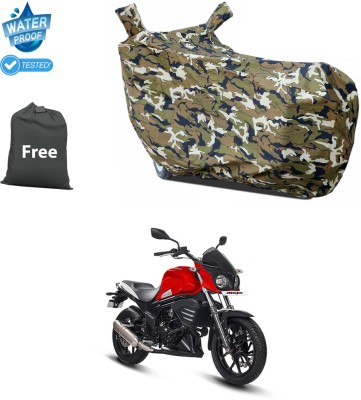 CODOKI Waterproof Two Wheeler Cover for Mahindra(Mojo UT 300, Yellow)