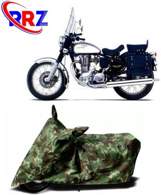 RRZ Waterproof Two Wheeler Cover for Royal Enfield(Machismo 350, Multicolor)