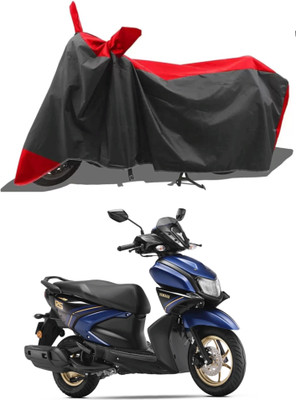 MMSSTAR Waterproof Two Wheeler Cover for Yamaha(Ray-ZR 125FI, Red, Black)
