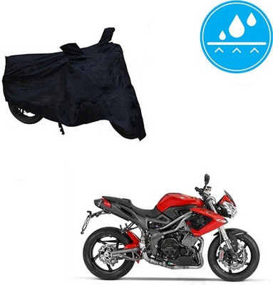 Mdstar Waterproof Two Wheeler Cover for DSK Benelli(TNT R, Black)