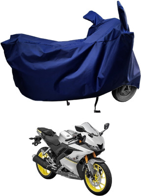 Amexride Two Wheeler Cover for Yamaha(YZF R15, Blue)