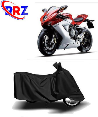 RRZ Waterproof Two Wheeler Cover for MV Agusta(F3, Black)