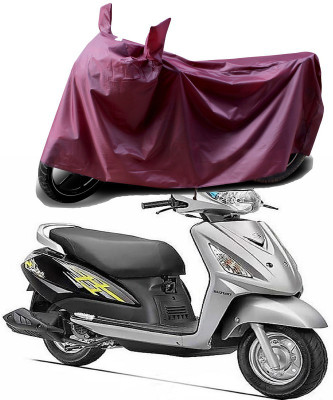 THE REAL ARV Waterproof Two Wheeler Cover for Suzuki(Swish, Maroon)