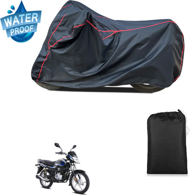 PAGORA Waterproof Two Wheeler Cover for Bajaj(Platina 100, Black)