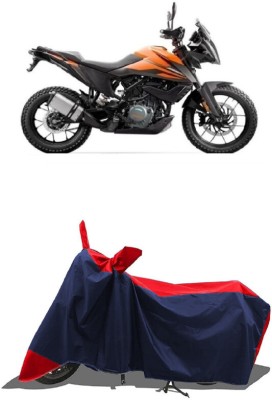 SUGASHRI Waterproof Two Wheeler Cover for KTM(390 Adventure BS6, Red, Blue)