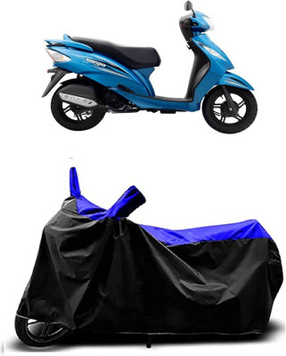 VESMEI Two Wheeler Cover for Bajaj(Wind 125, Blue)