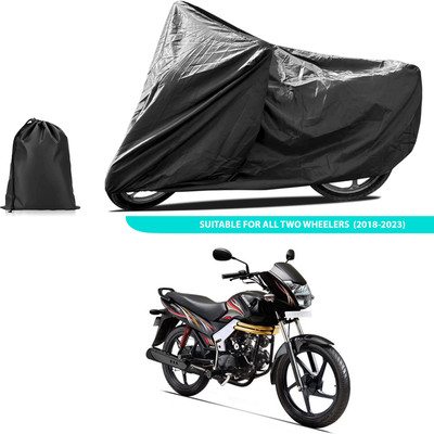 PAGORA Two Wheeler Cover for Mahindra(Centuro XT, Black)