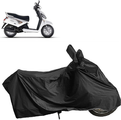 DIGGU Two Wheeler Cover for Mahindra(Gusto BS6, Black)