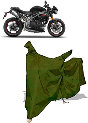 Amexride Two Wheeler Cover for Triumph(Speed Triple BS6, Maroon)