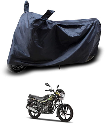 KEDIT Two Wheeler Cover for Bajaj(Discover 100 DTS-i, Black)