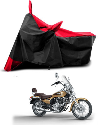 KEDIT Two Wheeler Cover for Bajaj(Avenger 400 BS6, Red, Black)