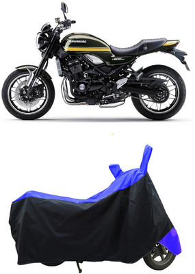 Coxtor Waterproof Two Wheeler Cover for Kawasaki(Z900 RS Cafe Racer BS6, Blue)