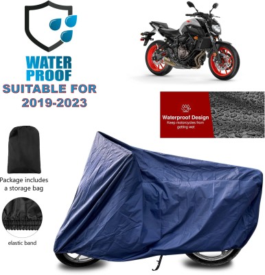 PAGORA Waterproof Two Wheeler Cover for Yamaha(MT 07, Blue)