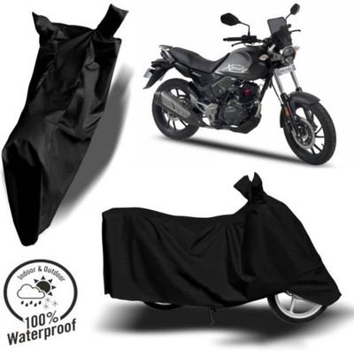 RAAMKM Waterproof Two Wheeler Cover for Hero, Honda, Royal Enfield, TVS(Electric NYX, Black)