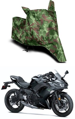 AUTOGARH Two Wheeler Cover for Kawasaki(Ninja 650 BS6, Multicolor)