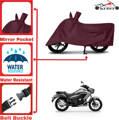 AASHTIK MART Two Wheeler Cover for Suzuki(intruder 150, Maroon)