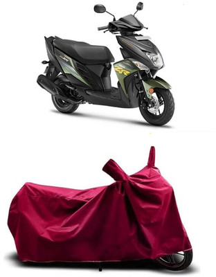 Coxtor Waterproof Two Wheeler Cover for Yamaha(Cygnus Ray ZR BS6, Maroon)