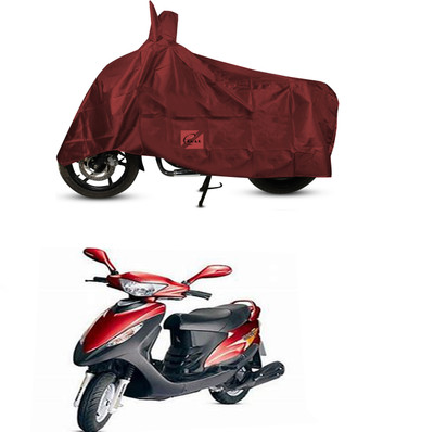 EGAL Waterproof Two Wheeler Cover for Mahindra(BS6, Maroon)