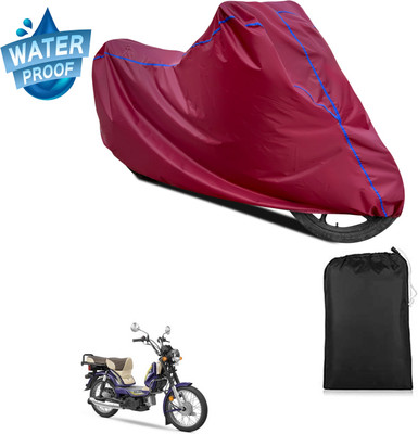 PAGORA Waterproof Two Wheeler Cover for TVS(XL 100 Comfort BS6, Maroon)
