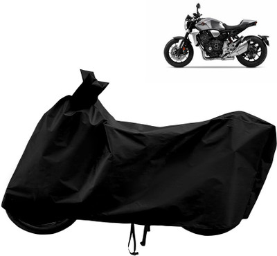 Horseyaart Waterproof Two Wheeler Cover for Honda(CB1000R, Black)