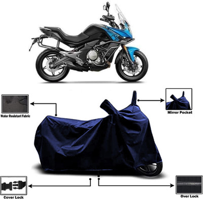 Amexride Two Wheeler Cover for CFMoto(650MT, Blue)